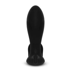 Rear view of b-Vibe Expand Plug showing flared safety base and perineum wing detail