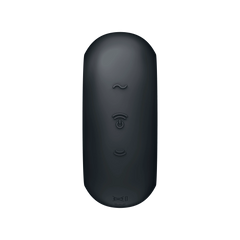 Rear panel of black Pro To Go 3 showing three tactile control buttons and USB charging port