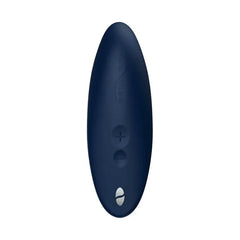 Rear view of We-Vibe Melt displaying plus and minus control buttons and charging port