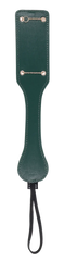 Reverse side of the Indica Chain Impressions Paddle revealing two horizontal gold chain bar details