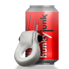 REVRING cock ring shown beside a standard soda can for size reference