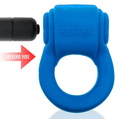 REVRING cock ring with removable black Reverb bullet vibrator being extracted