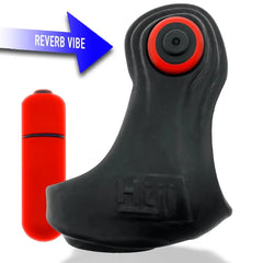 REVSLING with red reverb bullet vibe in pocket, control button detail clearly visible