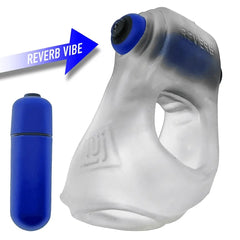 REVSLING with Reverb Vibe bullet shown separately beside sling, angled detail view