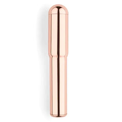Rose gold metallic Grand Bullet vibrator body showing polished finish and slim cylindrical form