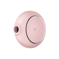 Rounded rose pink silicone body of the Pro To Go 3 viewed from a side angle