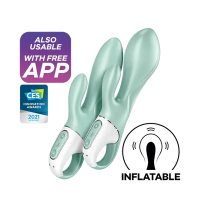 Satisfyer Air Pump Bunny 5+ Inflatable Rabbit Vibe - Dreamy Desire
