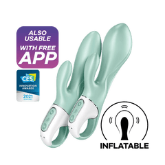 Satisfyer Air Pump Bunny 5+ Inflatable Rabbit Vibe - Dreamy Desire