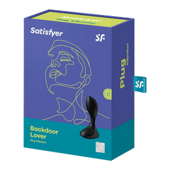 Satisfyer Backdoor Lover Anal Plug Vibrator Black - Dreamy Desire
