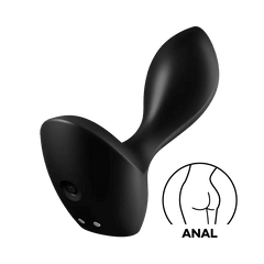 Satisfyer Backdoor Lover Anal Plug Vibrator Black - Dreamy Desire