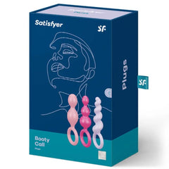 Satisfyer Booty Call Plugs - Colored 3 Piece Plug Set - Dreamy Desire