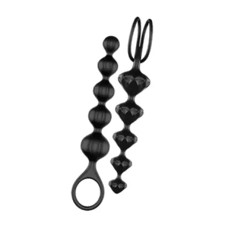 Satisfyer Love Beads Anal Play 2 Set Black - Dreamy Desire