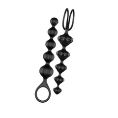 Satisfyer Love Beads Anal Play 2 Set Black - Dreamy Desire