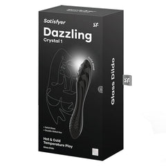 Satisfyer Dazzling Crystal 1 Glass Dildo - Dreamy Desire