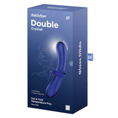 Satisfyer Double Crystal Glass Dildo - Dreamy Desire