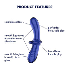 Satisfyer Double Crystal Glass Dildo - Dreamy Desire