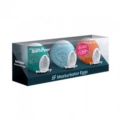 Satisfyer Masturbator Egg 3-Piece Set - Dreamy Desire