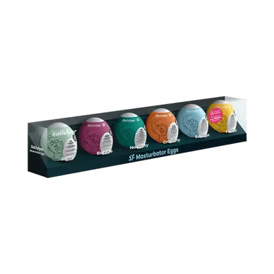 Satisfyer Masturbator Egg Set - Assorted (6 pieces) - Dreamy Desire