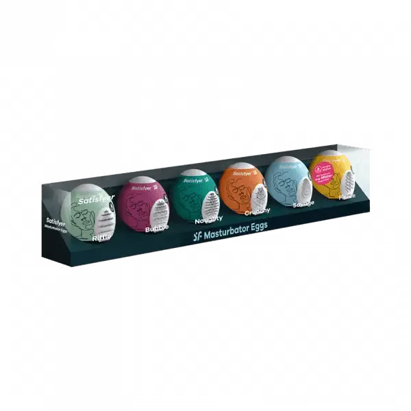 Satisfyer Masturbator Egg Set - Assorted (6 pieces) - Dreamy Desire
