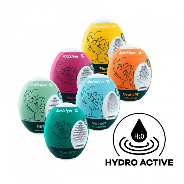 Satisfyer Masturbator Egg Set - Assorted (6 pieces) - Dreamy Desire