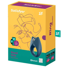 Satisfyer Royal One Penis Ring - Vibrating Cock Ring (Blue) - Dreamy Desire
