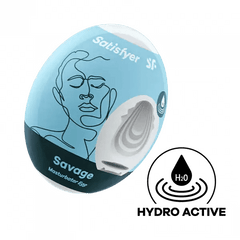 Satisfyer - Savage Light Blue Masturbator Egg - Dreamy Desire