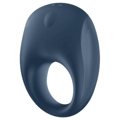 Satisfyer Strong One Cock Ring - Vibrating Penis Ring (Blue) - Dreamy Desire