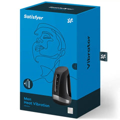 Satisfyer Black Men Heat Vibration Masturbator - Dreamy Desire