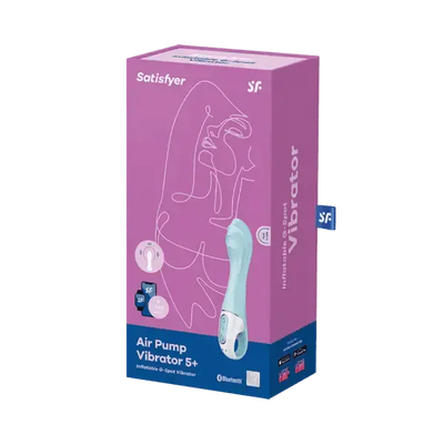 Satisfyer Blue Air Pump Vibrator 5+ - Dreamy Desire