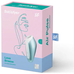 Satisfyer Love Breeze Clitoral Stimulator Ice Blue - Dreamy Desire