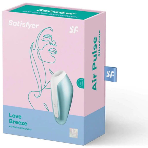 Satisfyer Love Breeze Clitoral Stimulator Ice Blue - Dreamy Desire