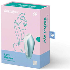 Satisfyer Love Breeze Clitoral Stimulator Ice Blue - Dreamy Desire