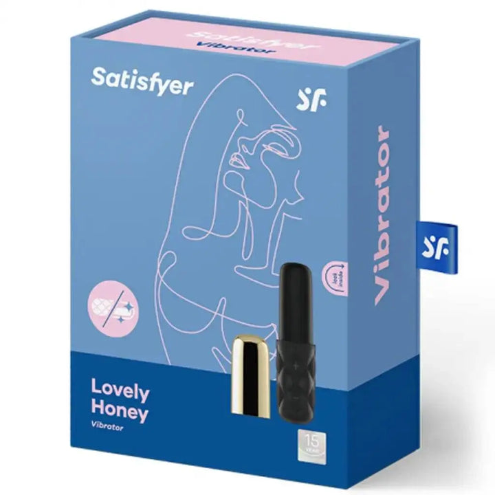 Satisfyer Lovely Honey - Mini Vibrator Black/Gold - Dreamy Desire