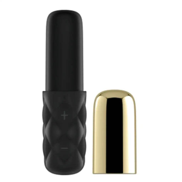 Satisfyer Lovely Honey - Mini Vibrator Black/Gold - Dreamy Desire