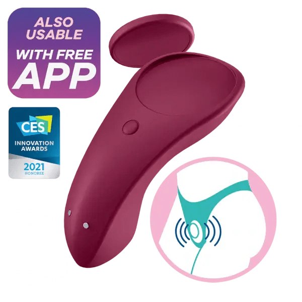 Satisfyer Other Satisfyer Sexy Secret Panty Vibrator in Wine Red