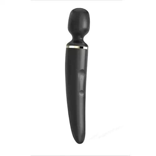 Satisfyer Wand-er Woman Massager and Vibrator (Black/Gold) - Dreamy Desire