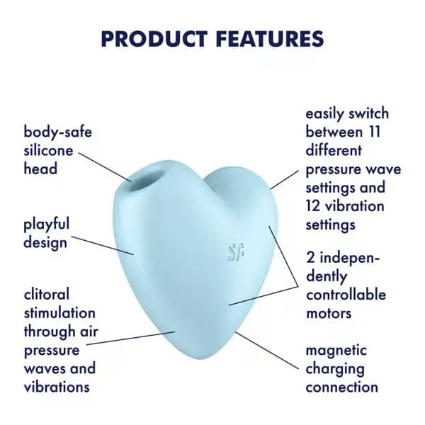 Satisfyer Vibrators Satisfyer Cutie Heart - Air-Pulse Clitoral Vibrator