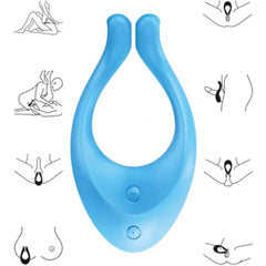 Satisfyer Endless Love - Couples Multivibrator in Light Blue - Dreamy Desire