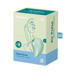Satisfyer Pearl Diver - Air Pulse Stimulator (Mint) - Dreamy Desire