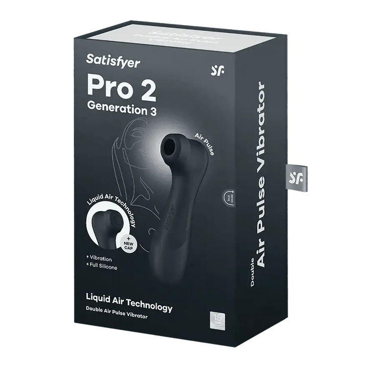Satisfyer Pro 2 Gen 3 - Clitoral Stimulator (Dark Grey) - Dreamy Desire