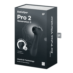 Satisfyer Pro 2 Gen 3 - Clitoral Stimulator (Dark Grey) - Dreamy Desire