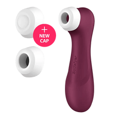Satisfyer Pro 2 Generation 3 - Air-Pulse Clitoris Stimulator (Wine Red) - Dreamy Desire