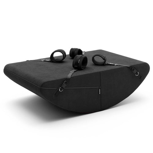 Liberator Scoop Rocker Valkyrie Edition in black with attached wrist cuffs and restraint straps