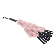 Sportsheets Brat Faux Fur Flogger - Dreamy Desire