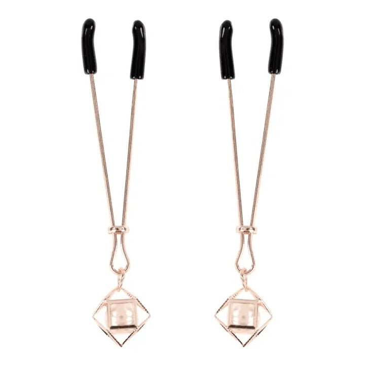 Sportsheets Brat Pearl Nipple Clips - Dreamy Desire