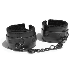 Sportsheets Sex & Mischief Shadow Fur Handcuffs - Dreamy Desire