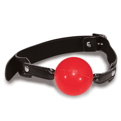Sportsheets Sex & Mischief Solid Red Ball Gag - Dreamy Desire