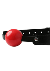 Sportsheets Sex & Mischief Solid Red Ball Gag - Dreamy Desire