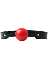Sportsheets Sex & Mischief Solid Red Ball Gag - Dreamy Desire