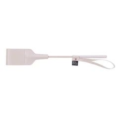 Sex & Mischief Peaches n CreaMe Riding Crop in cream faux leather with wrist loop